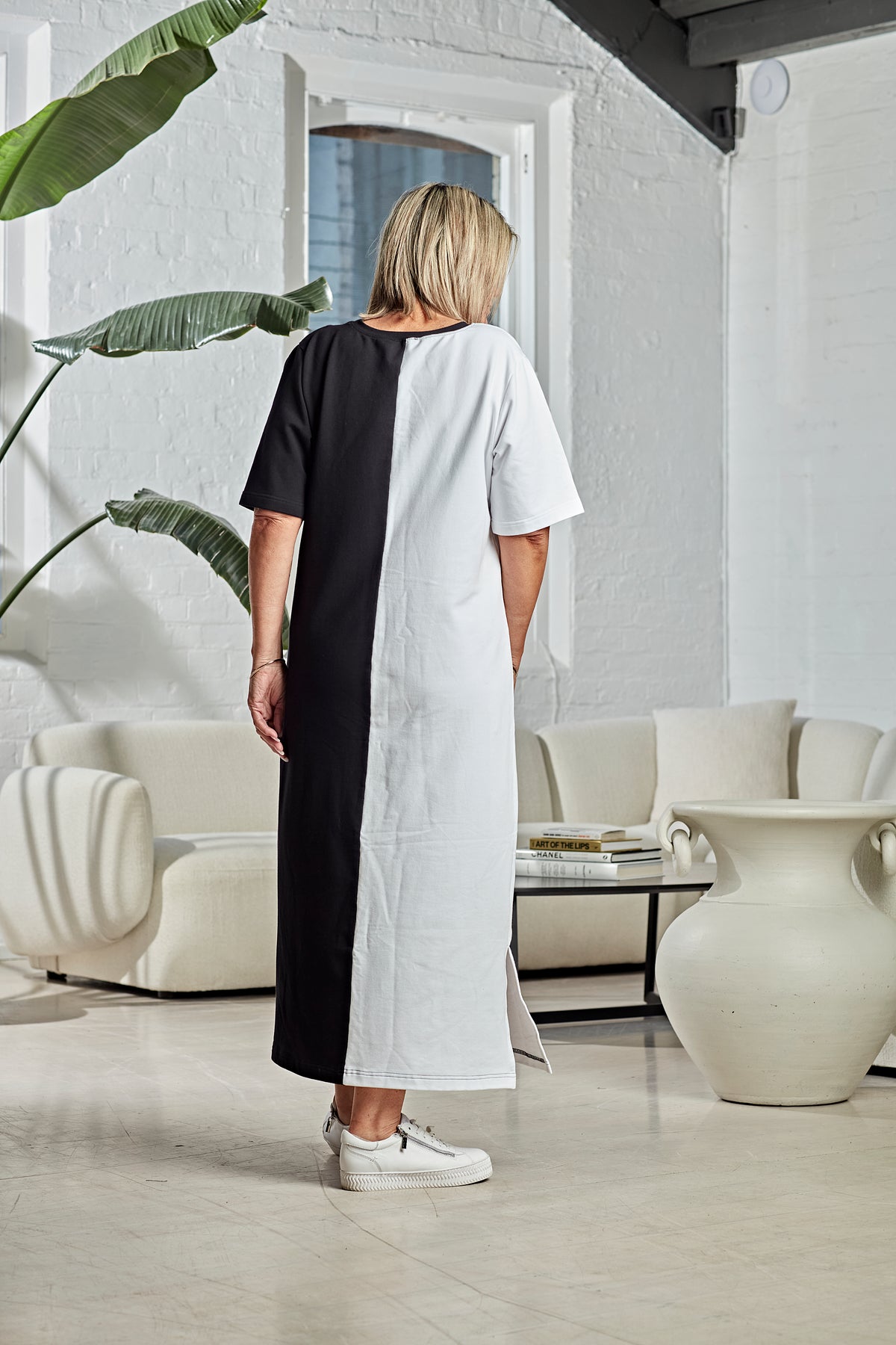 CAPRI MONOCHROME DRESS
