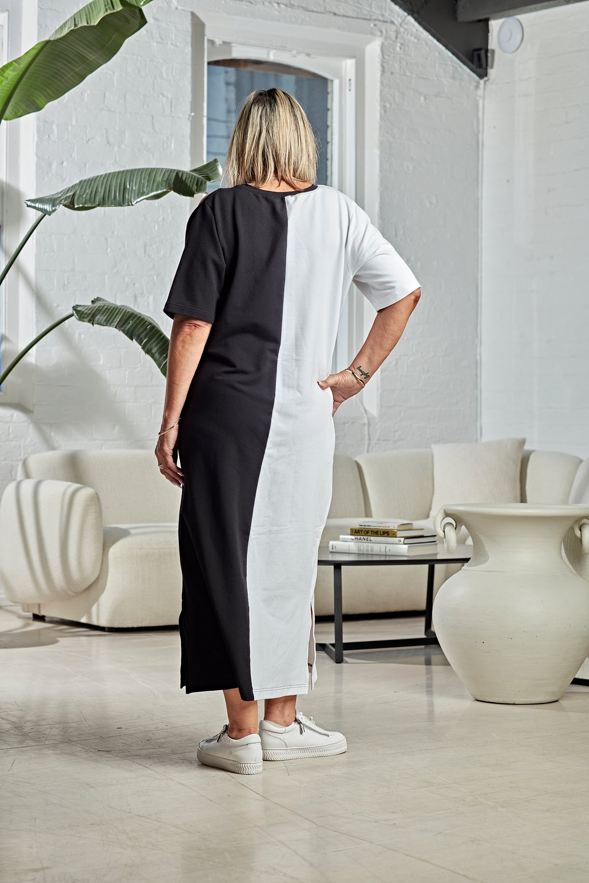 CAPRI MONOCHROME DRESS