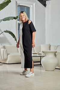 CAPRI MONOCHROME DRESS