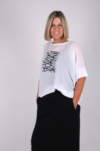 CHICAGO TOP WHITE BARBWIRE