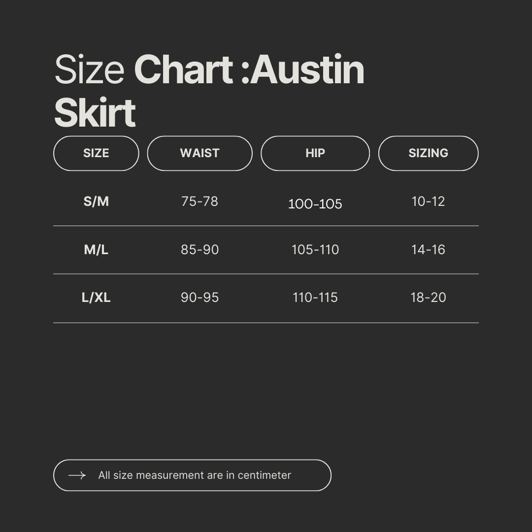 AUSTIN SKIRT BLACK