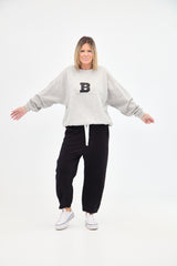 OVERSIZED SWEAT GREY