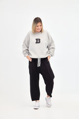 OVERSIZED SWEAT GREY