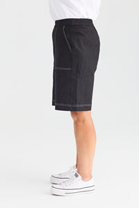 DENIM WEEKENDER SHORT BLACK