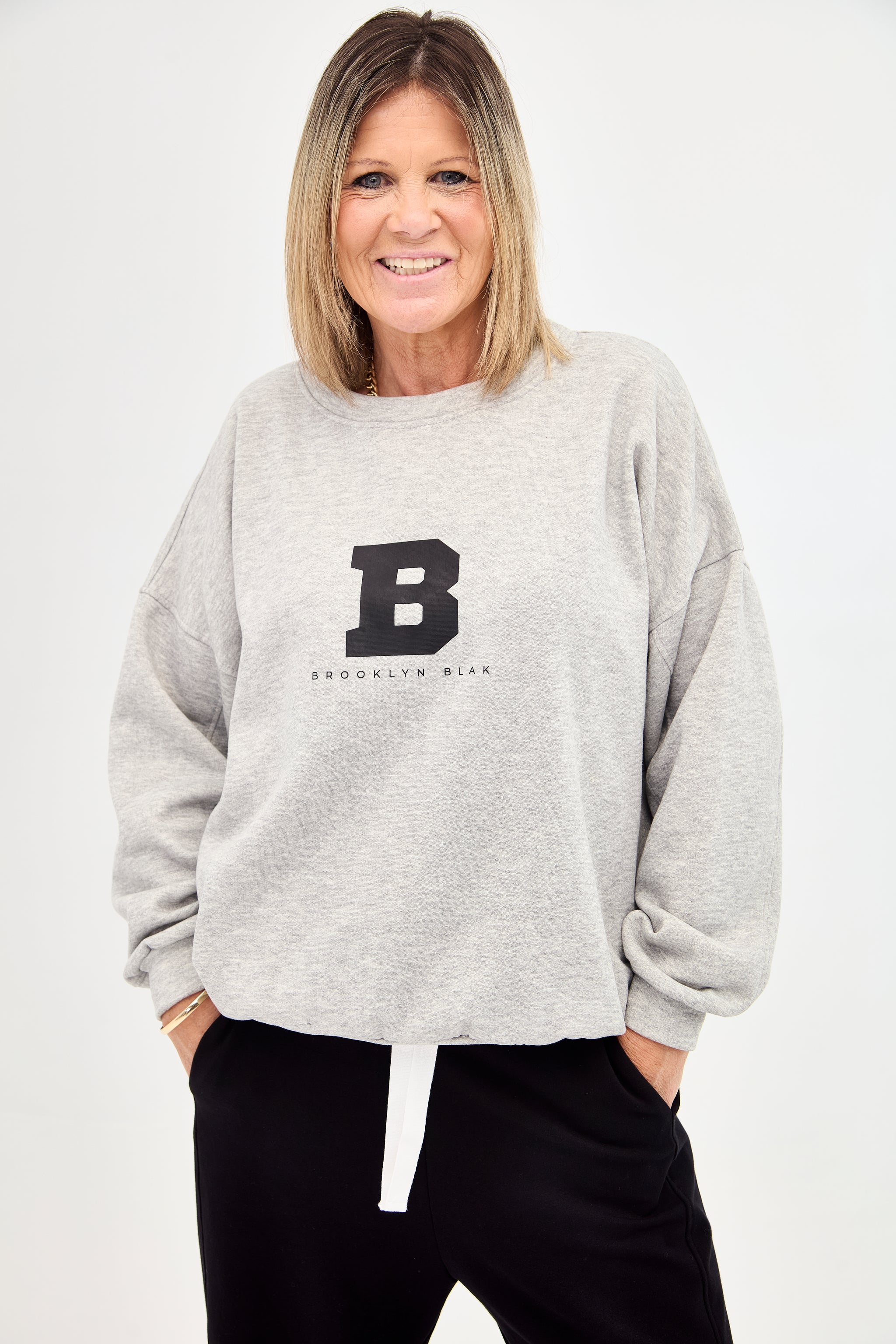 OVERSIZED SWEAT GREY