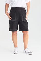 DENIM WEEKENDER SHORT BLACK