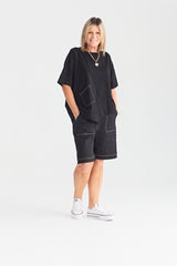 DENIM WEEKENDER SHORT BLACK