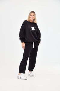 OVERSIZED SWEAT BLACK