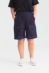 WEEKENDER SHORT WASHED DENIM
