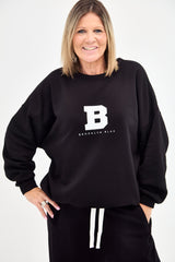 OVERSIZED SWEAT BLACK