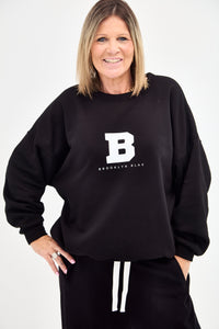 OVERSIZED SWEAT BLACK