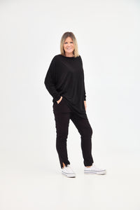 SAINT FULL LENGTH PANT BLACK