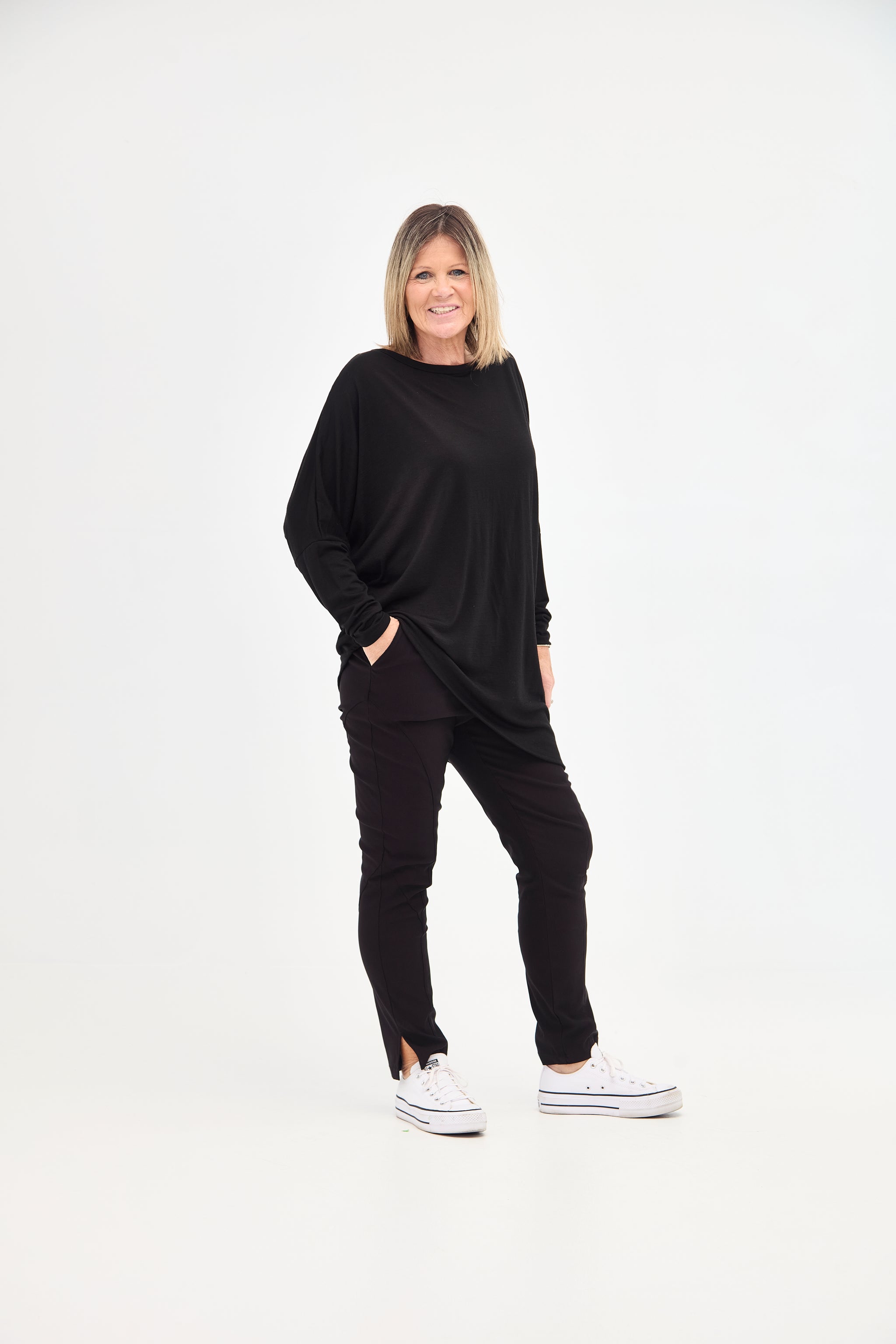 SAINT FULL LENGTH PANT BLACK