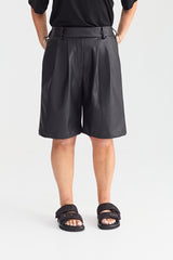 INDY SHORT FAUX LEATHER