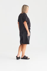 INDY SHORT FAUX LEATHER