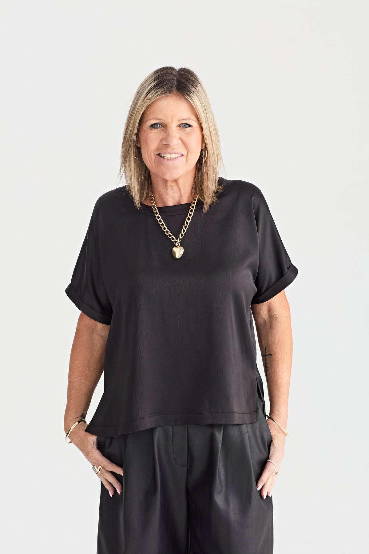 COVE SATIN TOP