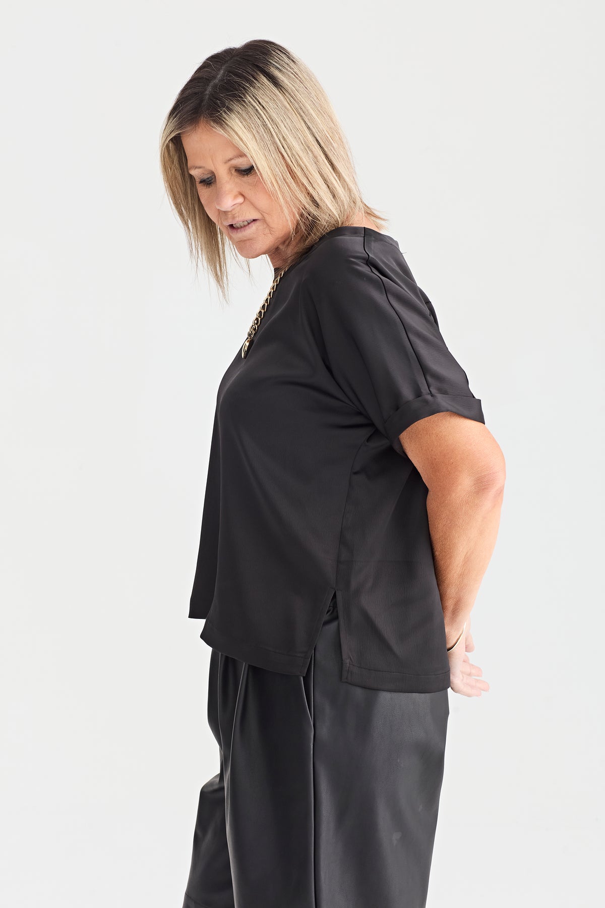 COVE SATIN TOP