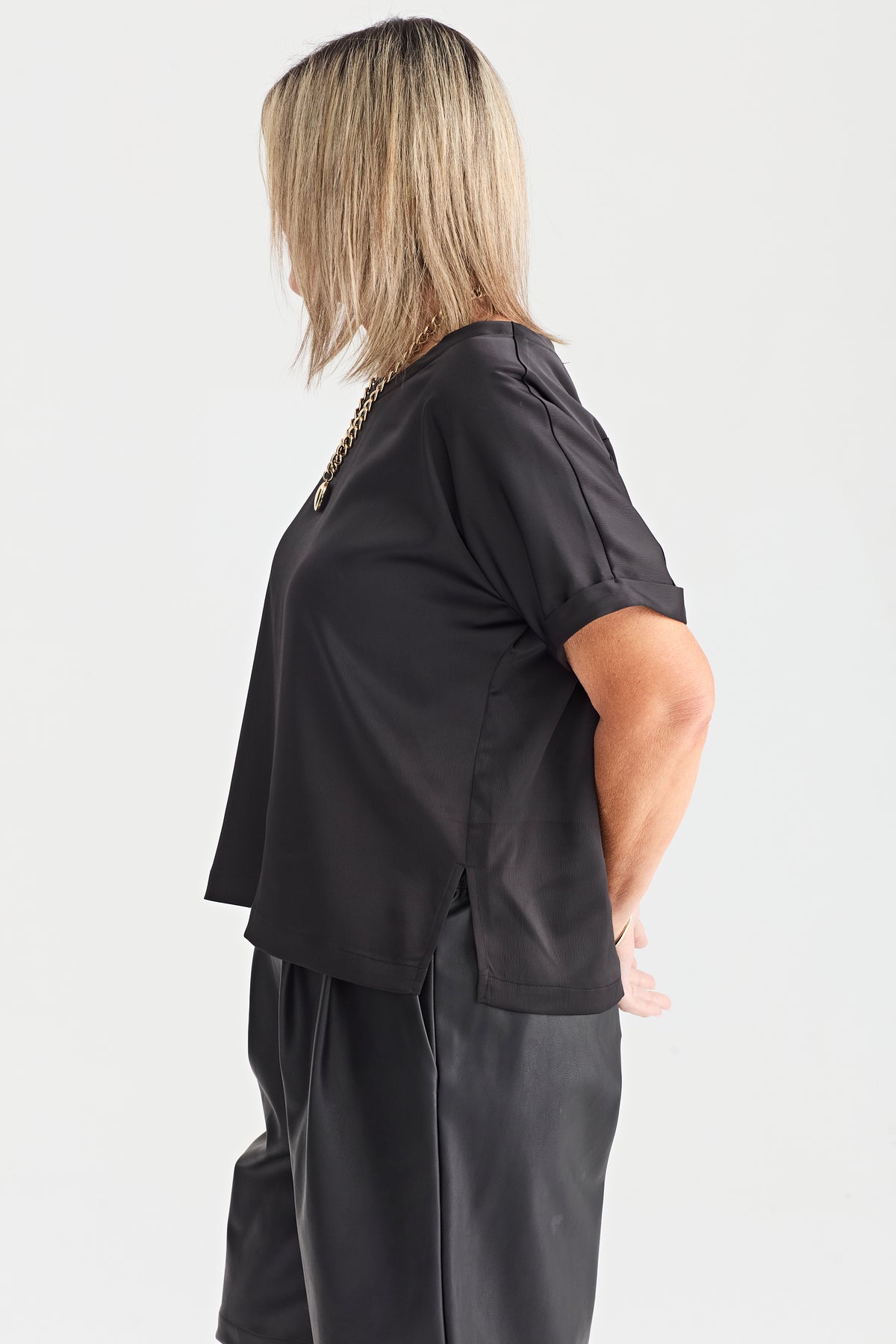 COVE SATIN TOP