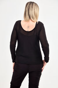 DOUBLE TAKE MESH TOP