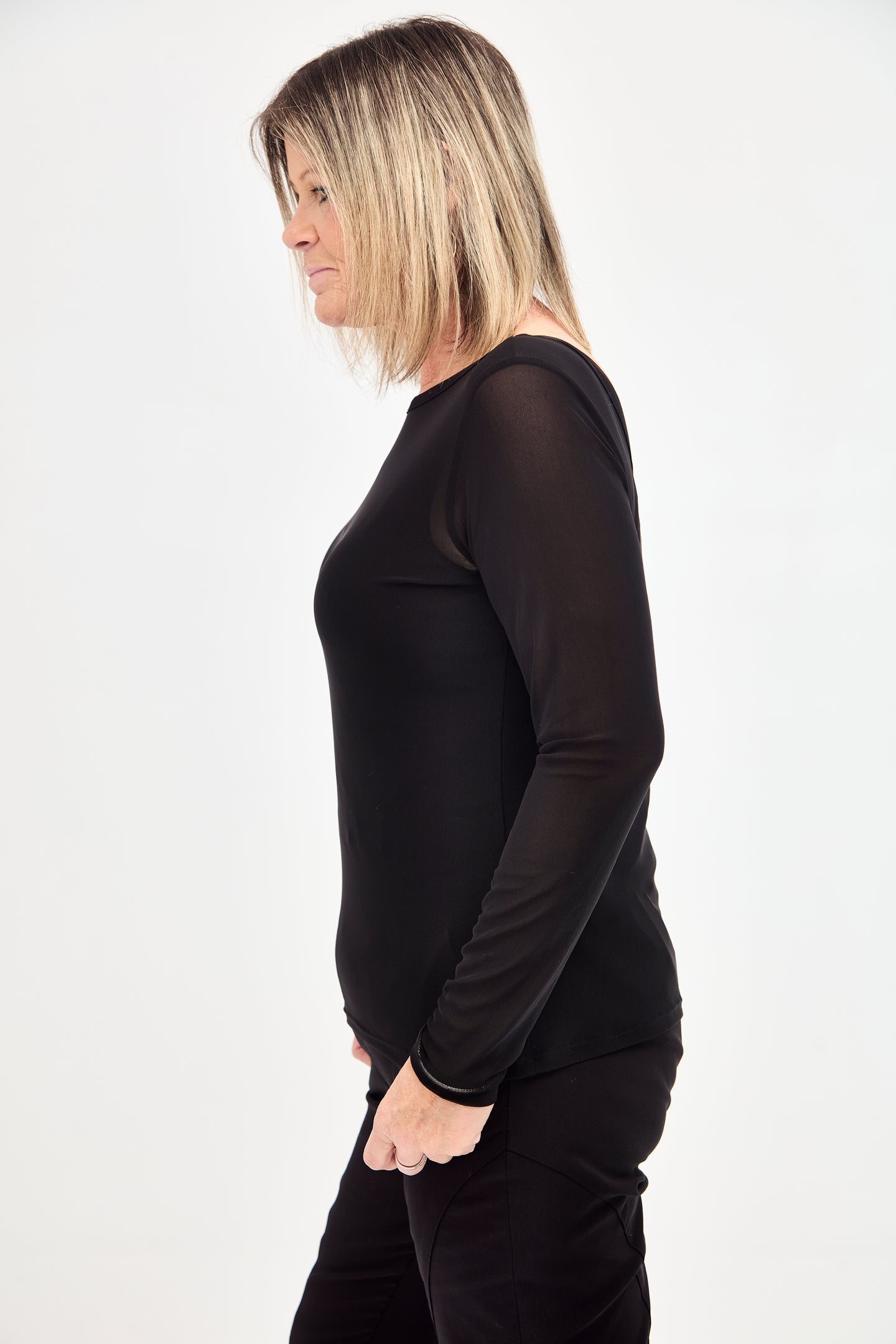 DOUBLE TAKE MESH TOP