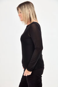 DOUBLE TAKE MESH TOP