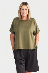 COVE SATIN TOP