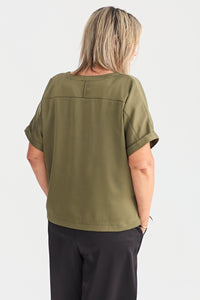 COVE SATIN TOP