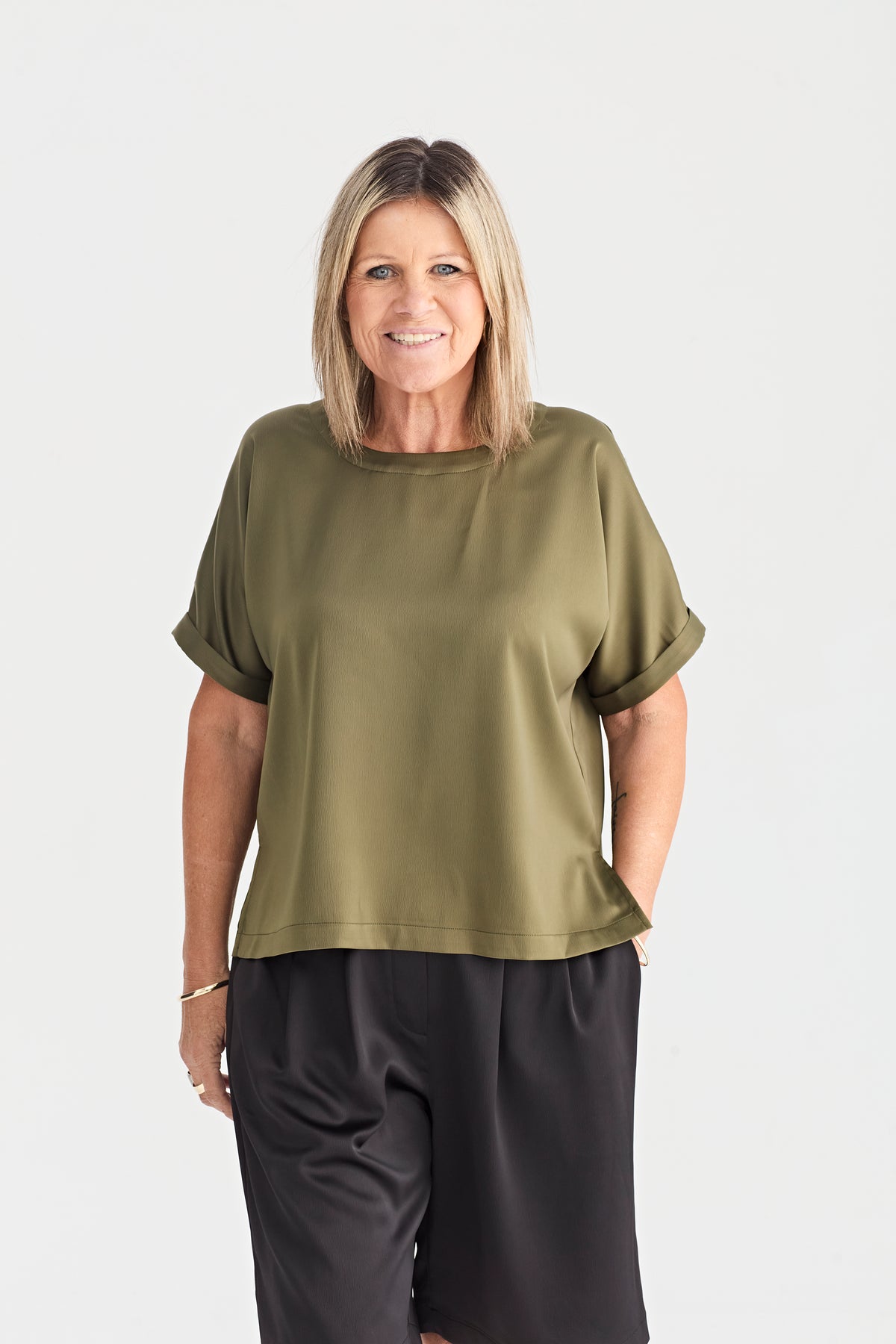 COVE SATIN TOP