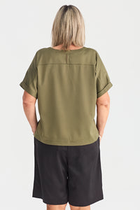 COVE SATIN TOP