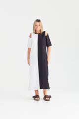 CAPRI MONOCHROME DRESS