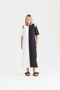 CAPRI MONOCHROME DRESS