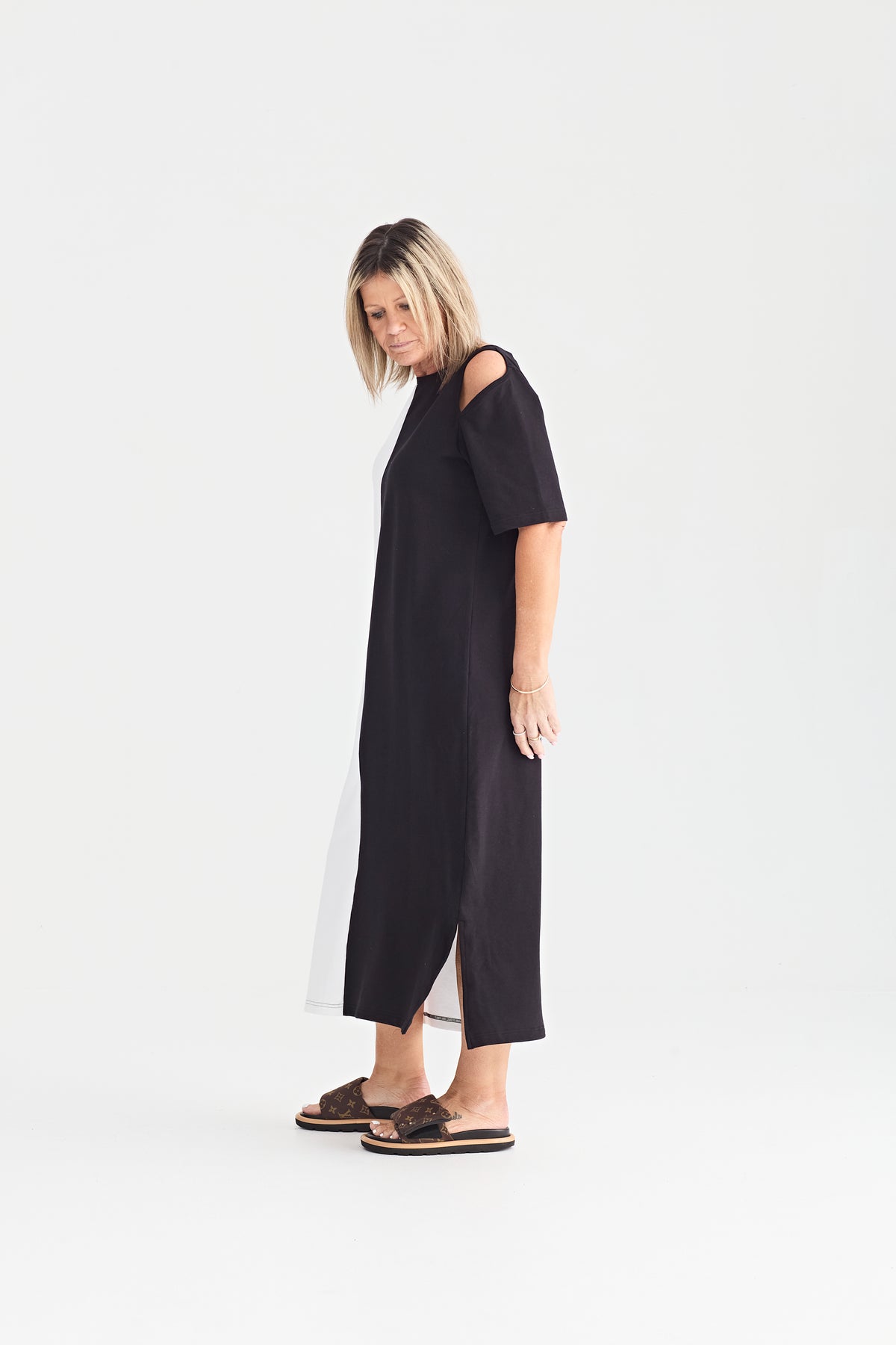CAPRI MONOCHROME DRESS