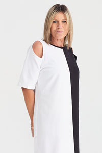 CAPRI MONOCHROME DRESS