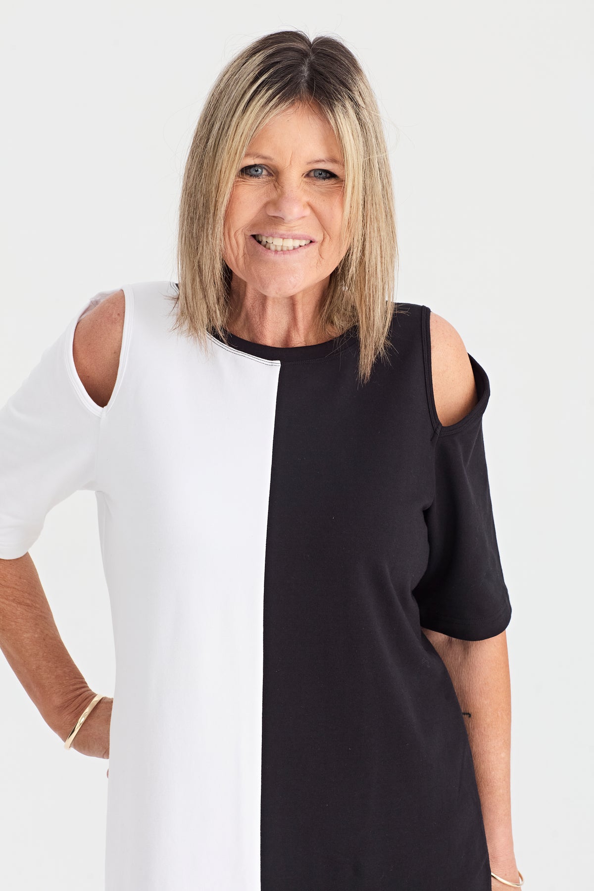CAPRI MONOCHROME DRESS