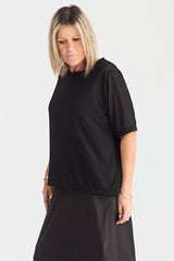 SECOND LOOK MESH TOP