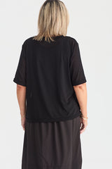 SECOND LOOK MESH TOP