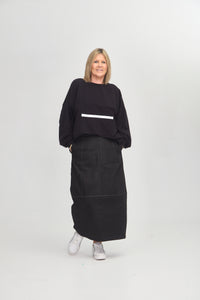 OVERSIZED MACHA SWEAT
