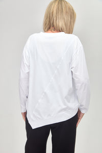 LONG SLEEVE WYOMING TEE WHITE