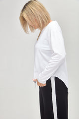 LONG SLEEVE WYOMING TEE WHITE
