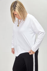 LONG SLEEVE WYOMING TEE WHITE
