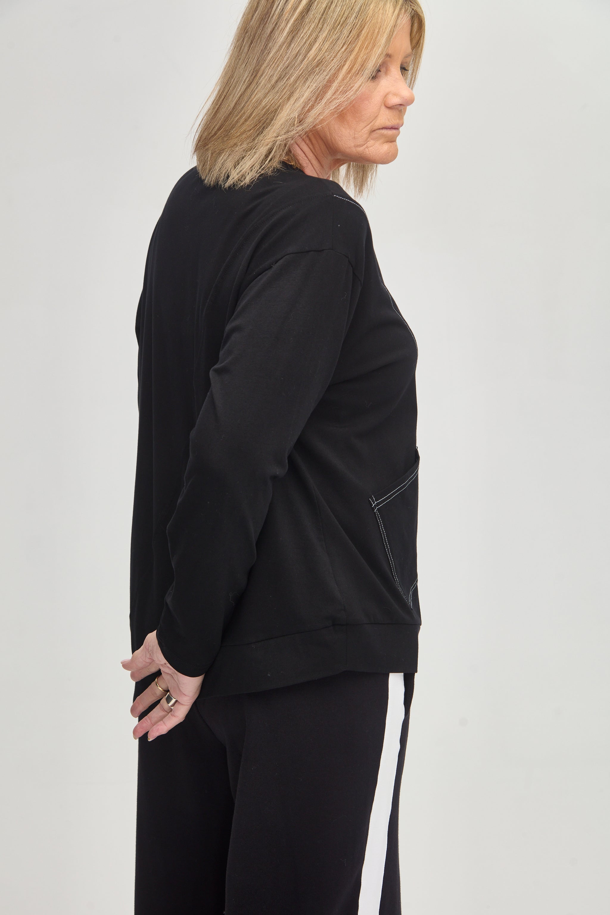 LONG SLEEVE WYOMING TEE BLACK