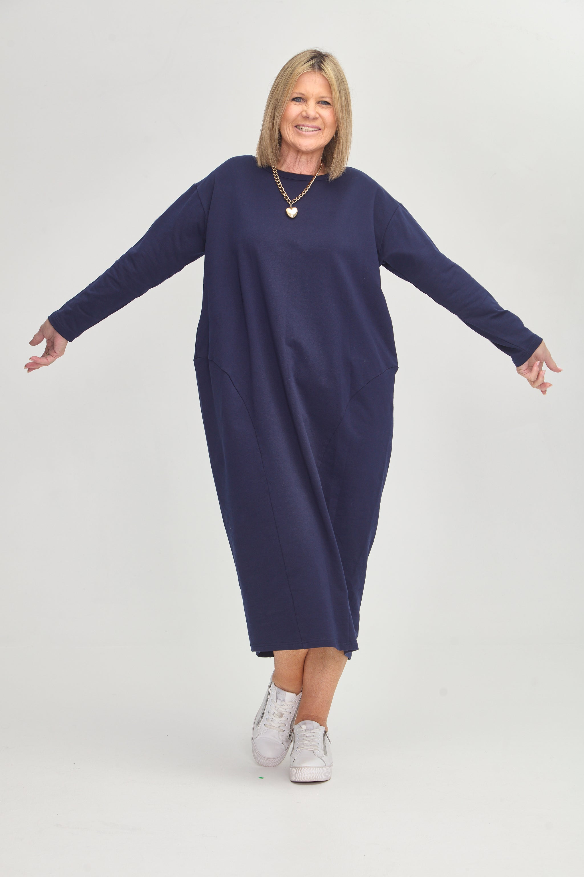 THE ARCH DRESS NAVY