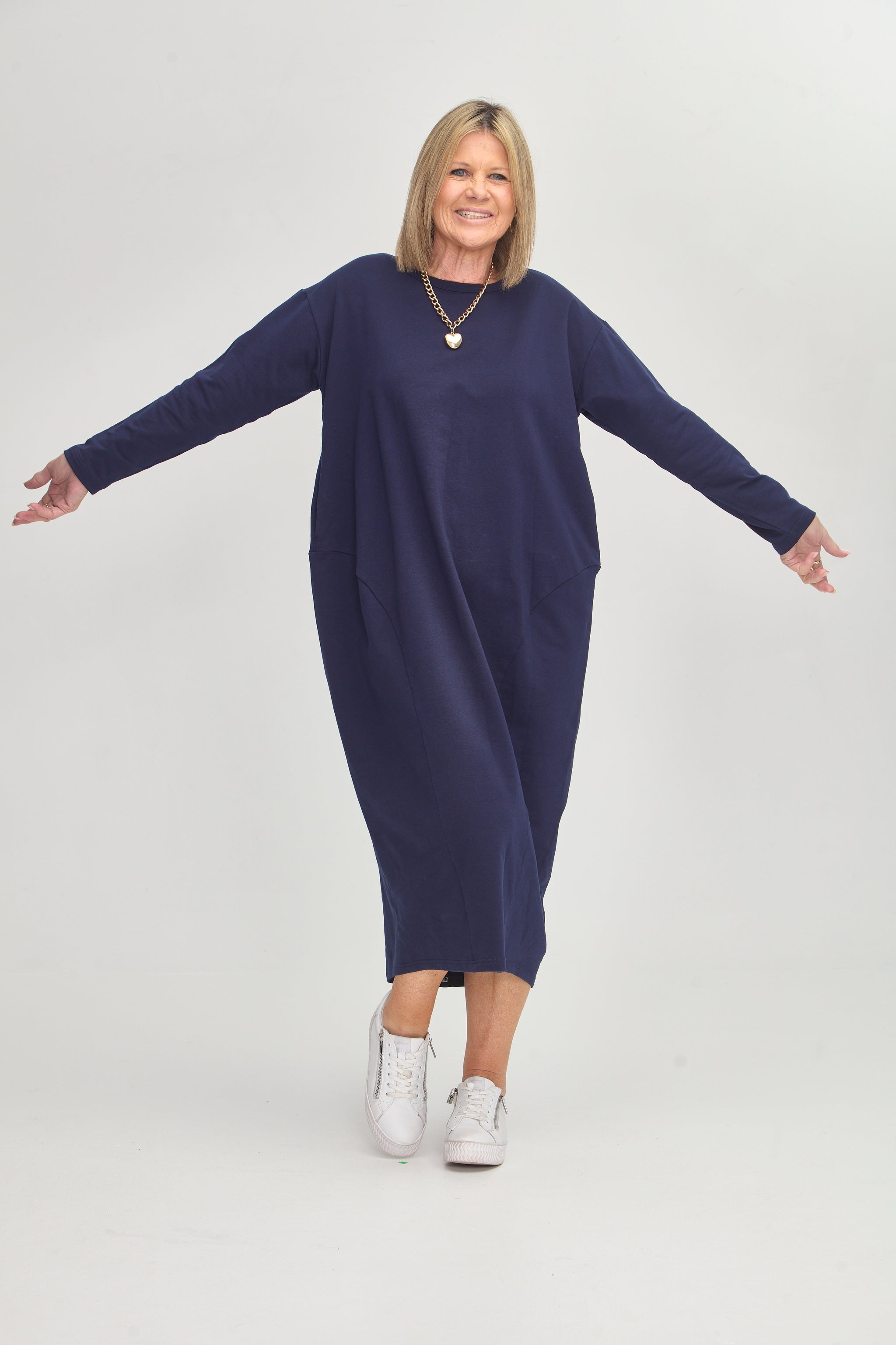 THE ARCH DRESS NAVY