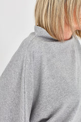 LOUNGE TOP GREY MARLE