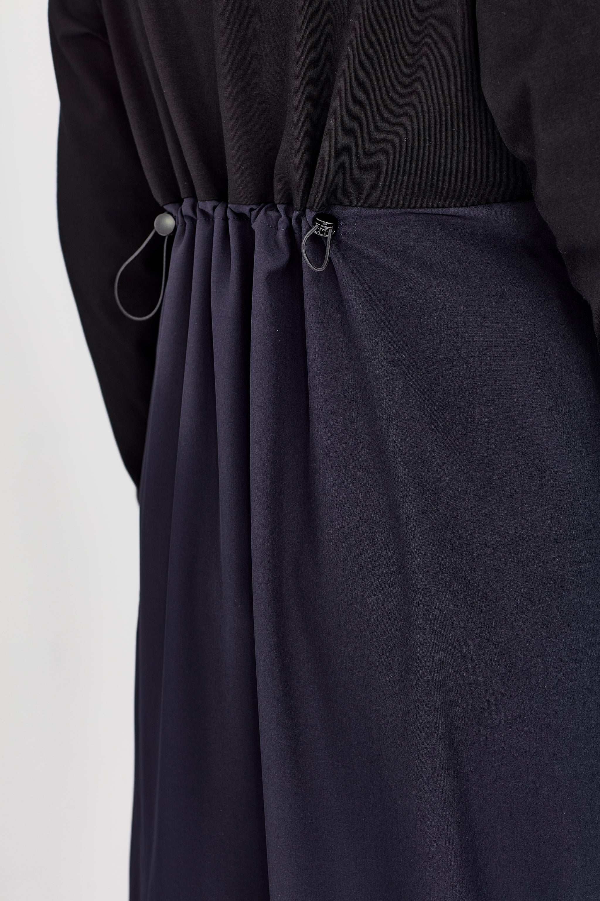 RHODE DRESS LONG SLEEVE NAVY