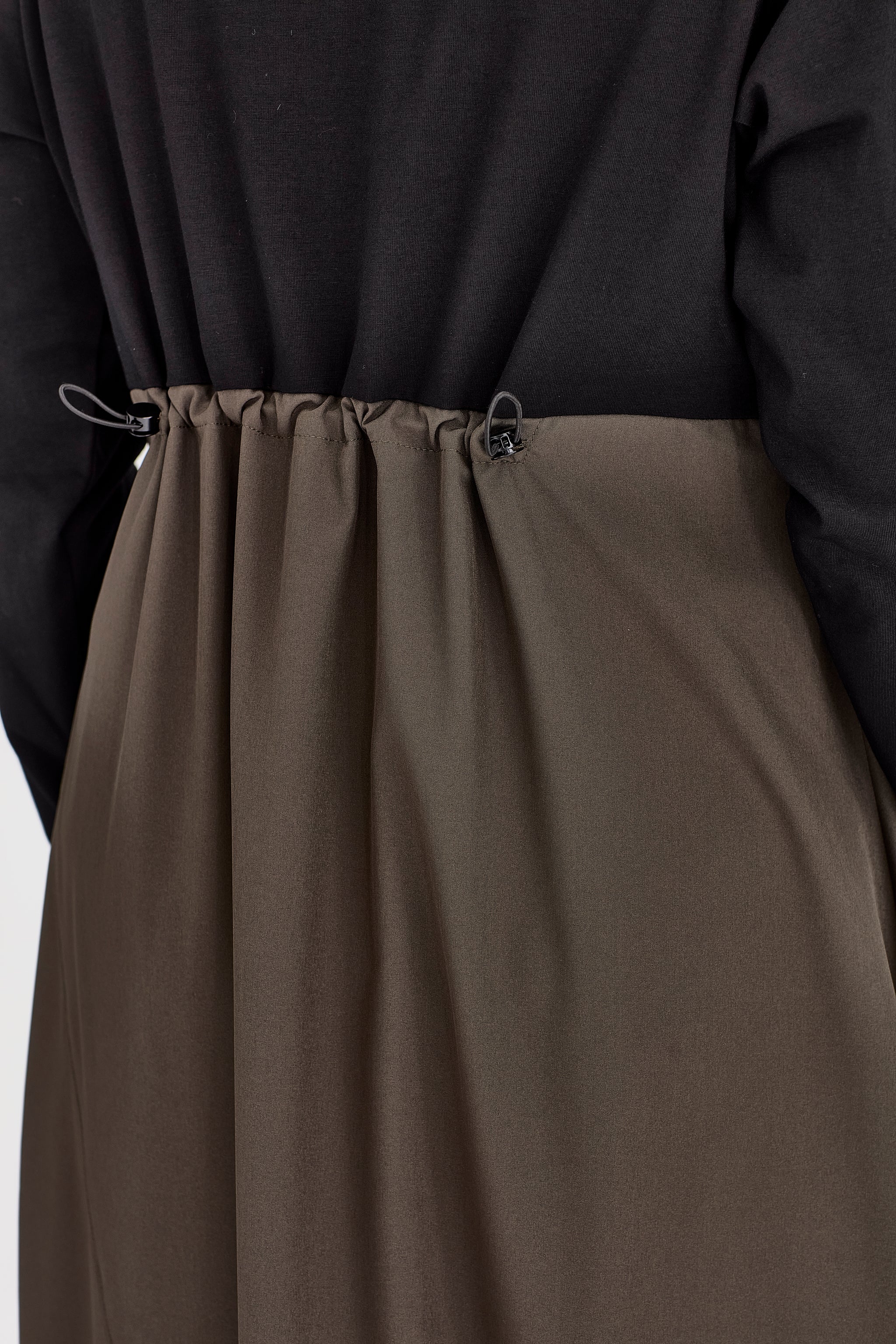 RHODE DRESS LONG SLEEVE KHAKI