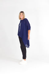 LEAH TOP NAVY