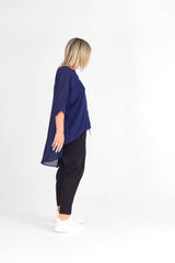 LEAH TOP NAVY