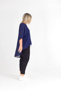 LEAH TOP NAVY