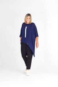 LEAH TOP NAVY